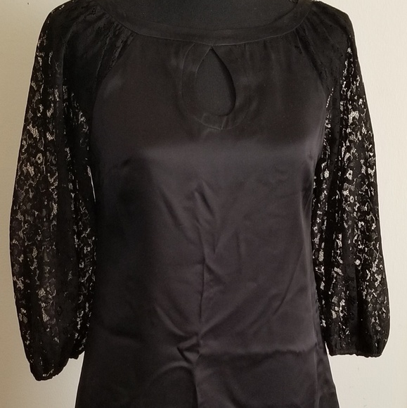 Alice & Trixie Black Silk Dress - Picture 3 of 4